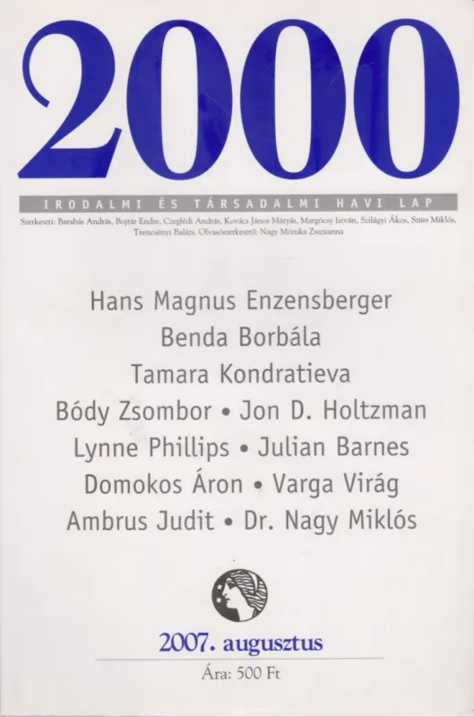 Bestseller 2000 Folyóirat 2007/8