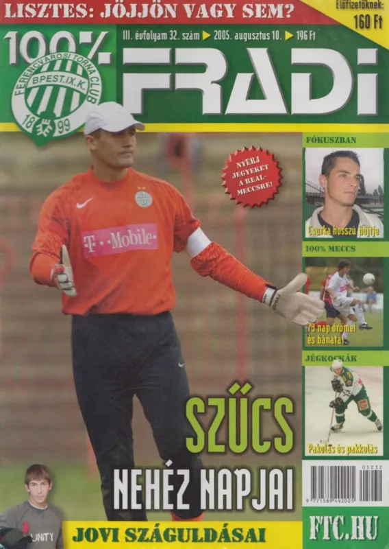 100% Fradi III. évf. 32. szám Bestseller