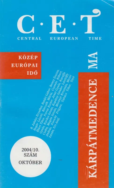 Ajánlat Central European Time 2004/10.