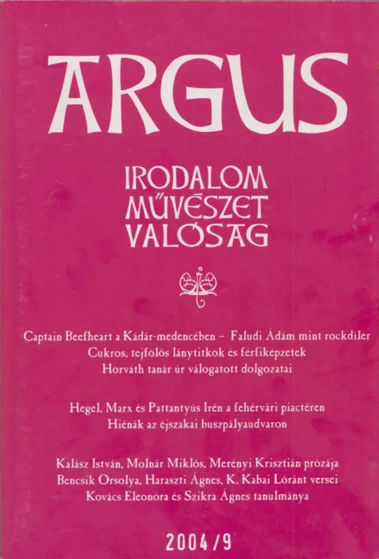 Szuper akció Árgus 2004/9