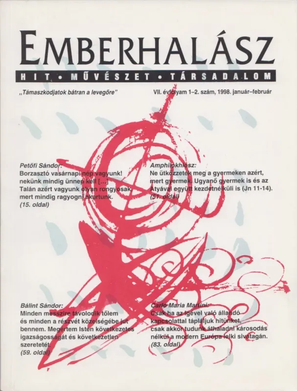 Emberhalász VII. évfolyam 1-2. szám, 1998. január-február Biztonságos fizetés