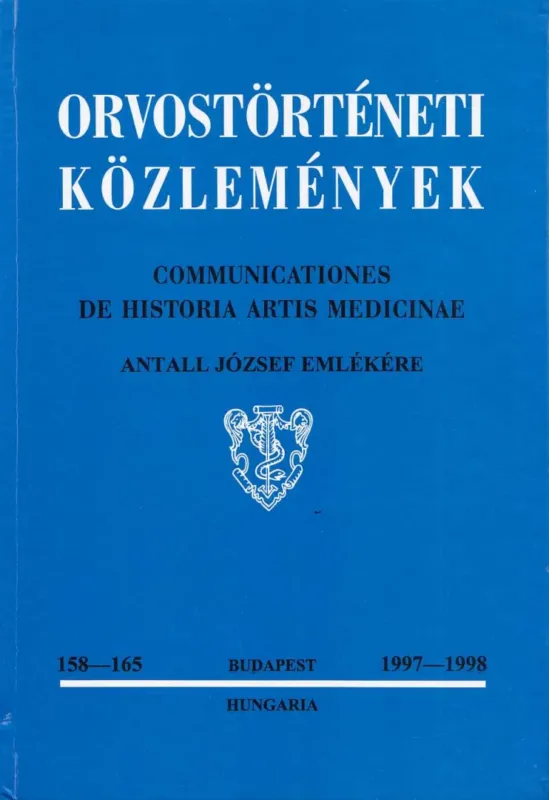 Végkiárusítás Orvostörténeti közlemények 158-165