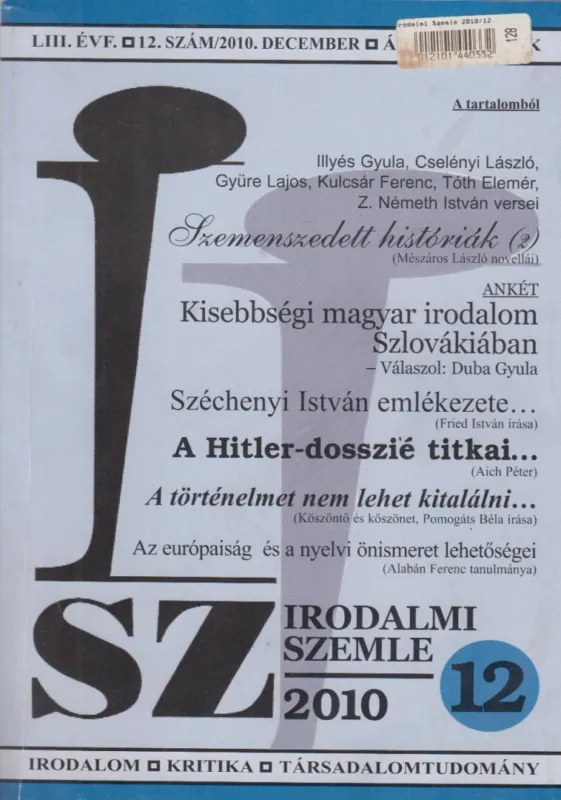 Irodalmi szemle 2010/12 Outlet