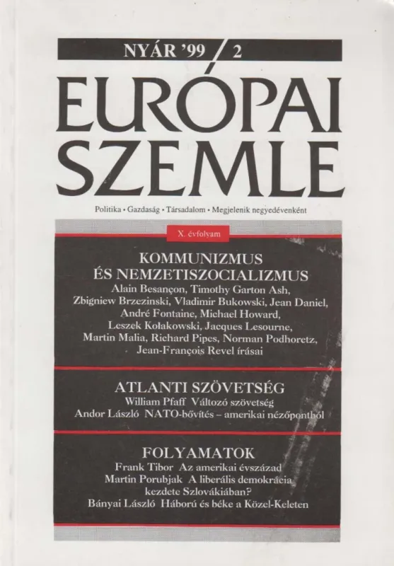 Európai szemle 1999/2. Népszerű