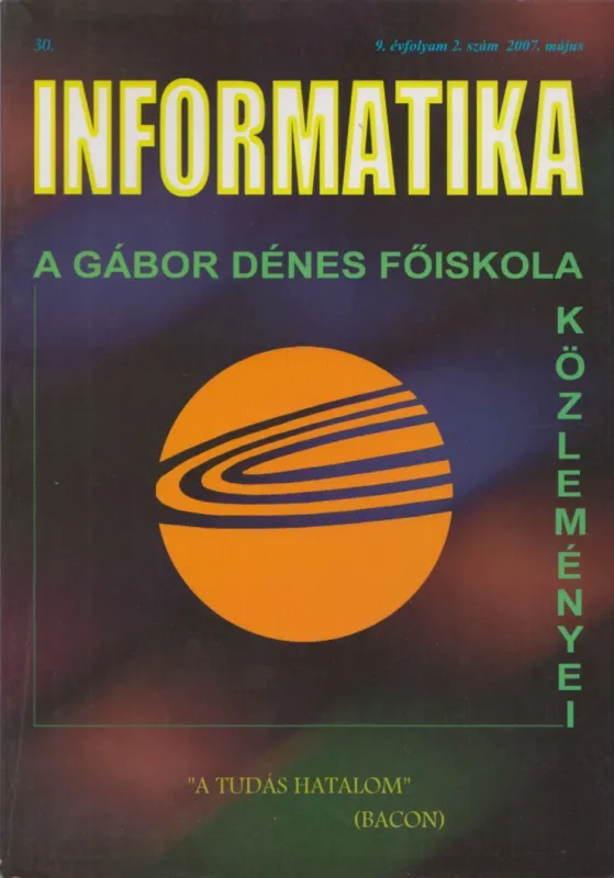 Informatika - A Gábor Dénes Főiskola közleményei Legkelendőbb