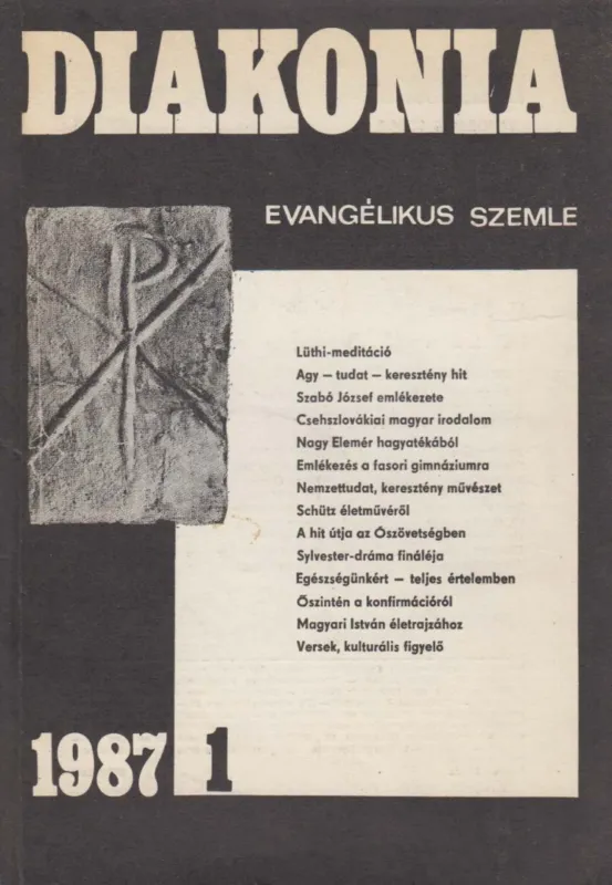 Legnépszerűbb Diakónia 1987/1.