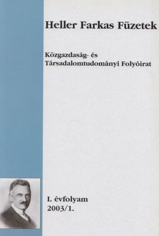 Expressz kézbesítés Heller Farkas Füzetek 2003/1.