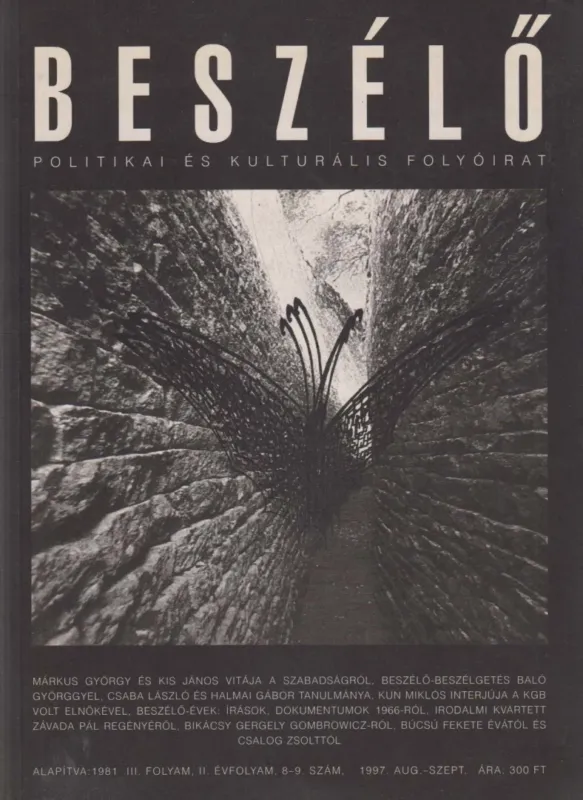 Nézd meg most Beszélő 1997. augusztus-szeptember