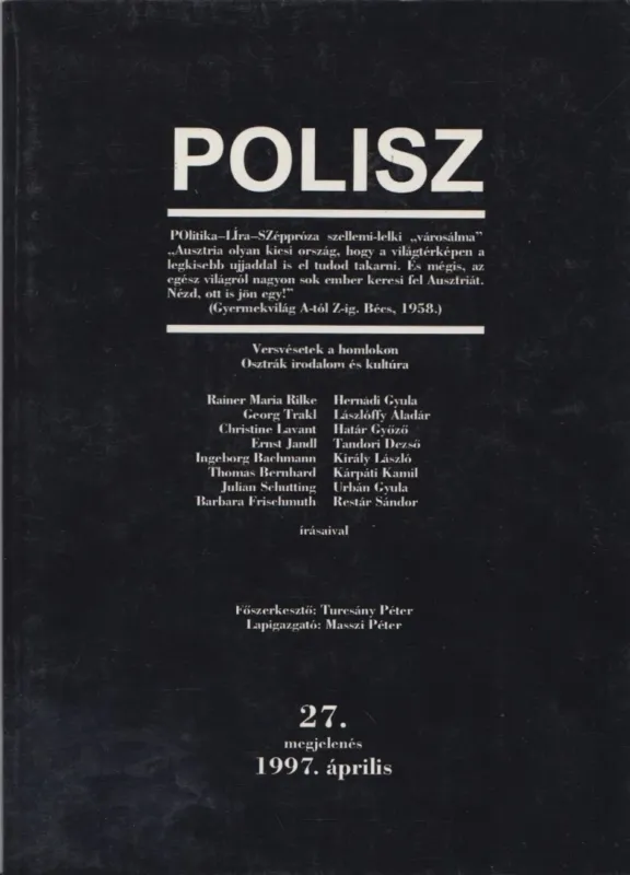 Akciós ár Polisz 1997. április