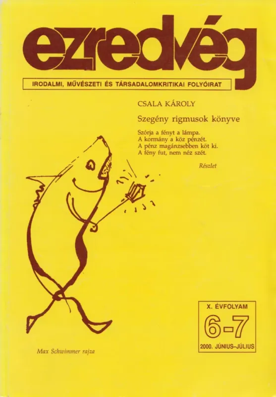 Ezredvég 2000. X. évfolyam 6-7. Ajánlat