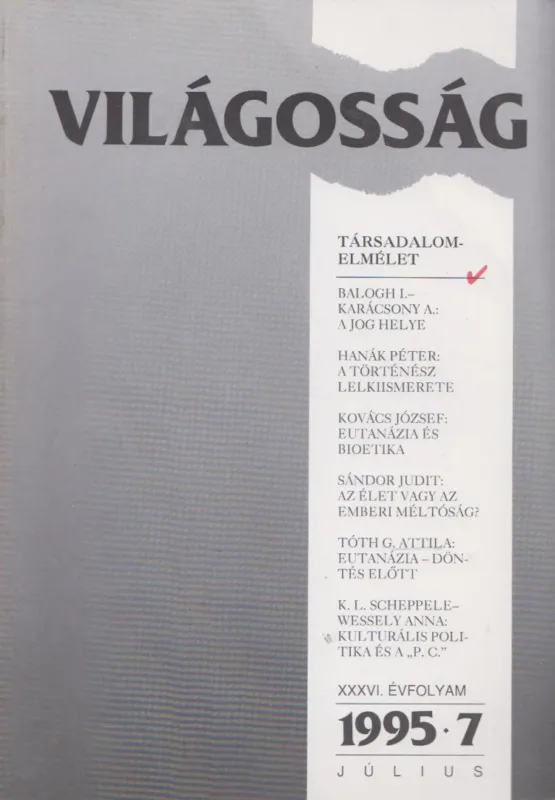 Világosság 1995/7. Szuper akció