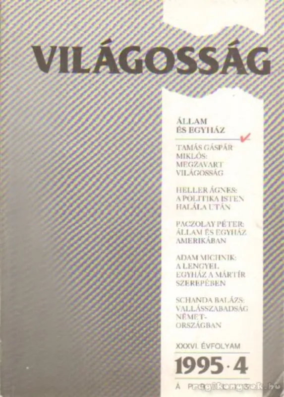 Szuper akció Világosság 1995/4.