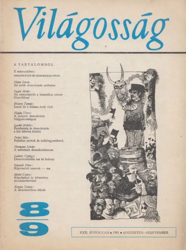 Világosság 1981/8-9. augusztus-szeptember Ajánlat