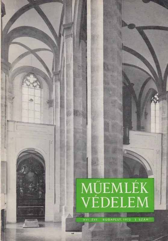 Műemlékvédelem 1972. 3. szám Azonnali szállítás