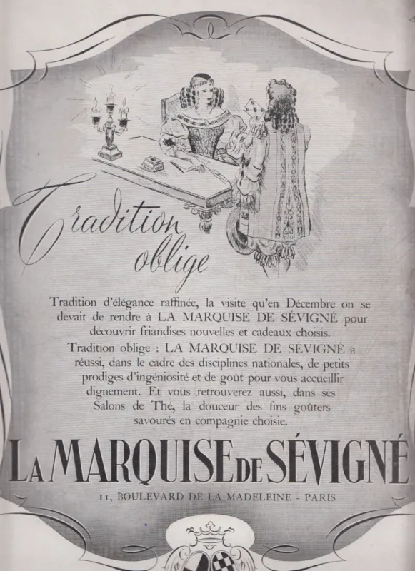Legkelendőbb La Marquise de Sévigné 7 decembre 1940