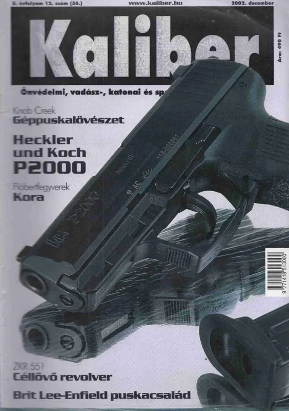Kaliber 2002. december 5. évf. 12. szám (56.) Legnépszerűbb