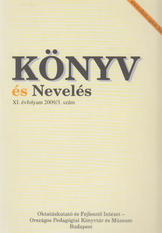Biztonságos fizetés Könyv és nevelés XI. évf. 2009/3. szám
