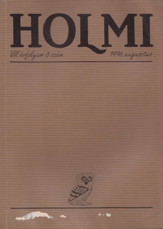 Biztonságos vásárlás HOLMI 1996. augusztus