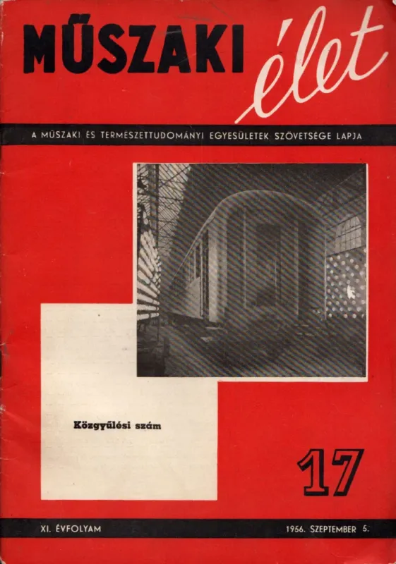 Műszaki élet 1956. szeptember 5. Szuper ajánlat