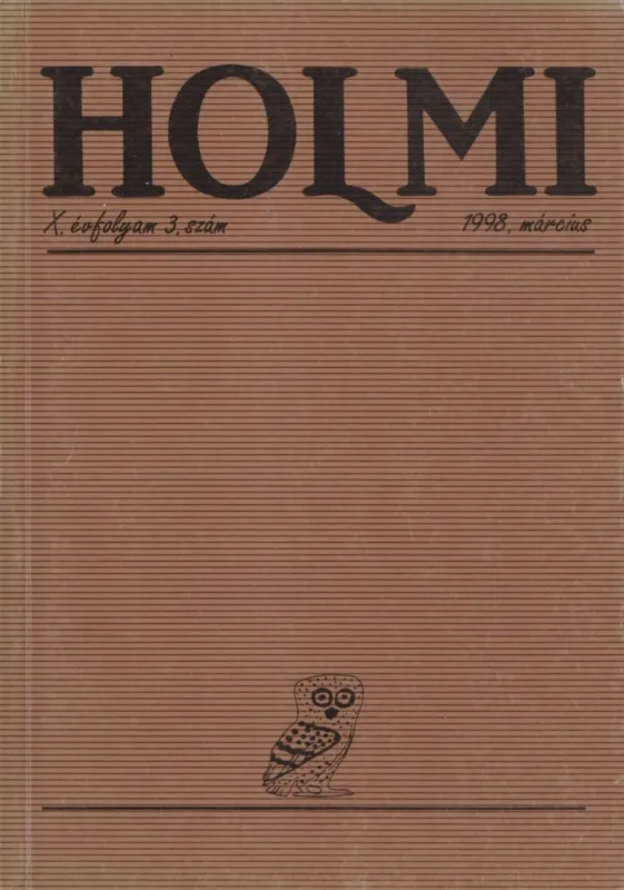 HOLMI 1998. március Kihagyhatatlan ajánlat