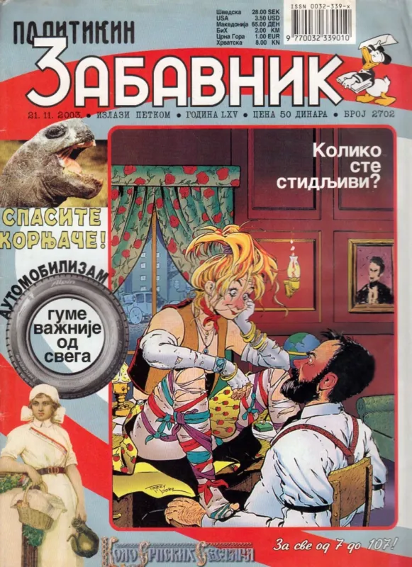 Politikin Zabavnik 2003. 11. 21. Vedd meg online