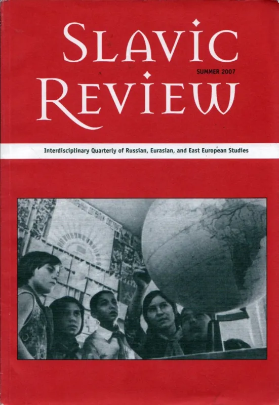 Különleges ajánlat Slavic Review Summer 2007