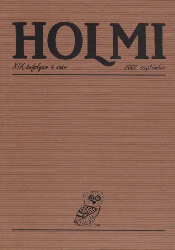 HOLMI 2007. szeptember Kiárusítás