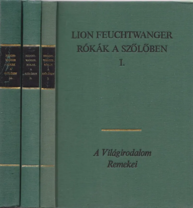 Végkiárusítás Rókák a szőlőben I-III.