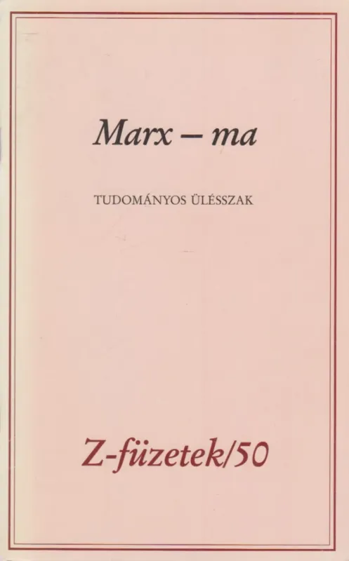 Marx - ma Népszerű