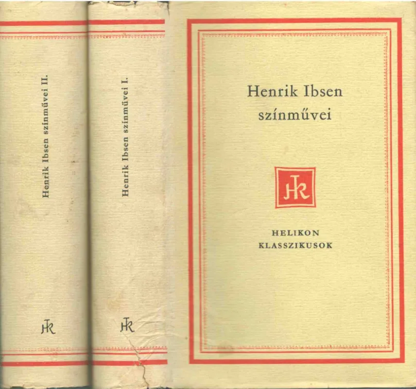 Szezonális akció Henrik Ibsen színművei I-II.