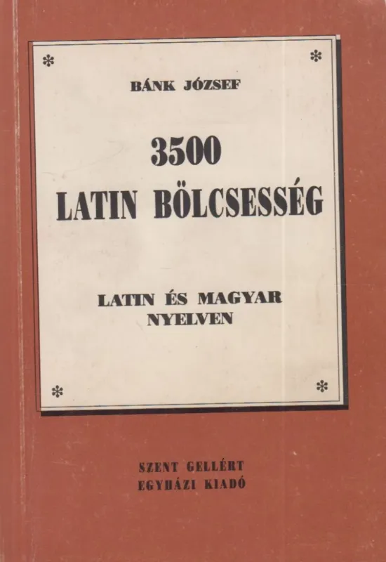 Kiárusítás 3500 latin bölcsesség
