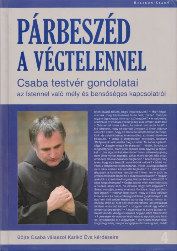 Párbeszéd a végtelennel Újdonság