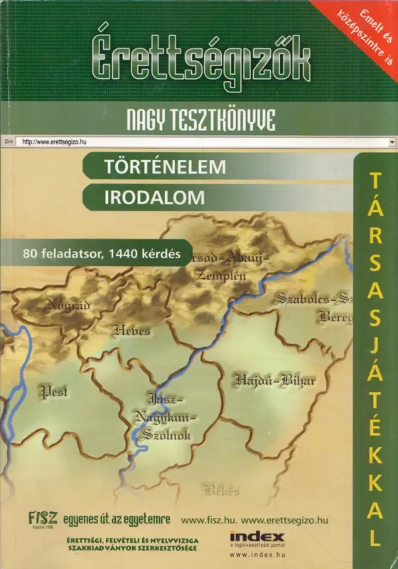 Érettségizők nagy tesztkönyve - Történelem, Irodalom Olcsó