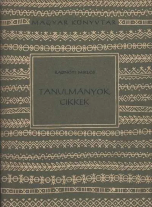 Tanulmányok, cikkek Azonnal elérhető