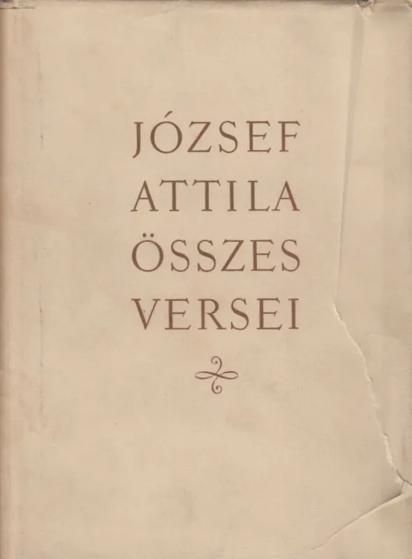 Kiárusítás József Attila összes versei