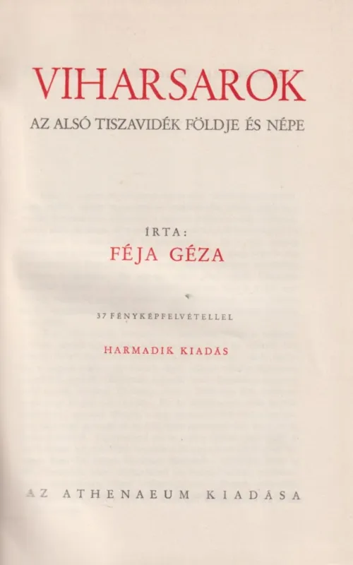 Viharsarok Csak ma