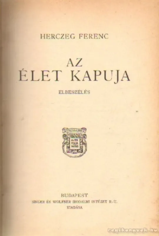 Akció Az élet kapuja