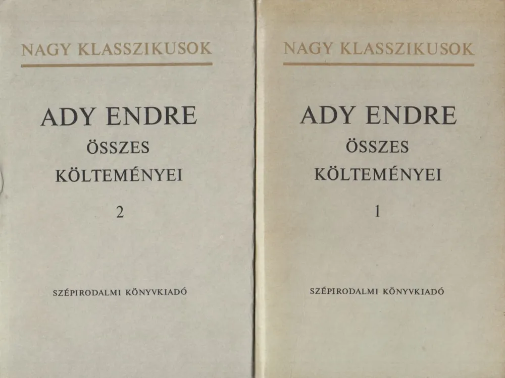 Árengedmény Ady Endre összes költeményei I-II.