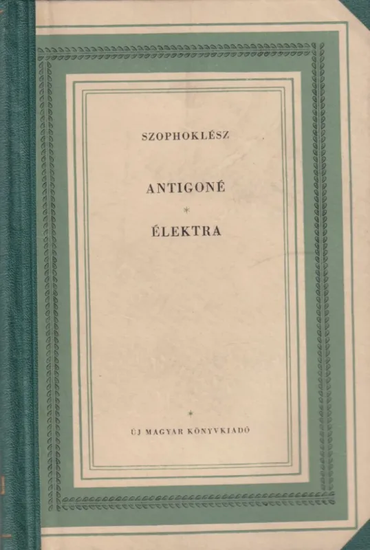 Antigoné / Élektra Akciós ár