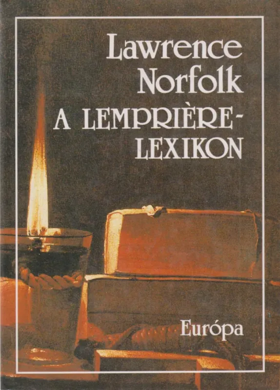 Kedvezményes ár A Lempriere-lexikon (dedikált)