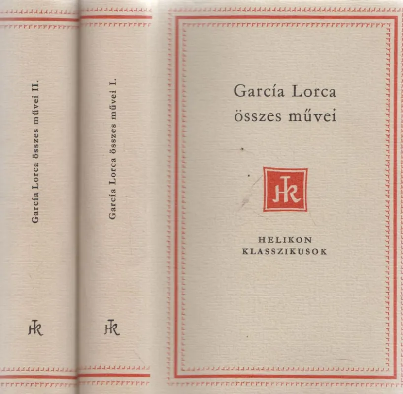 Biztonságos fizetés García Lorca összes művei I-II.