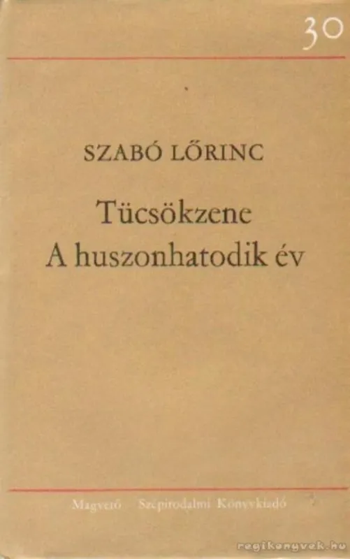 Bestseller Tücsökzene / A huszonhatodik év
