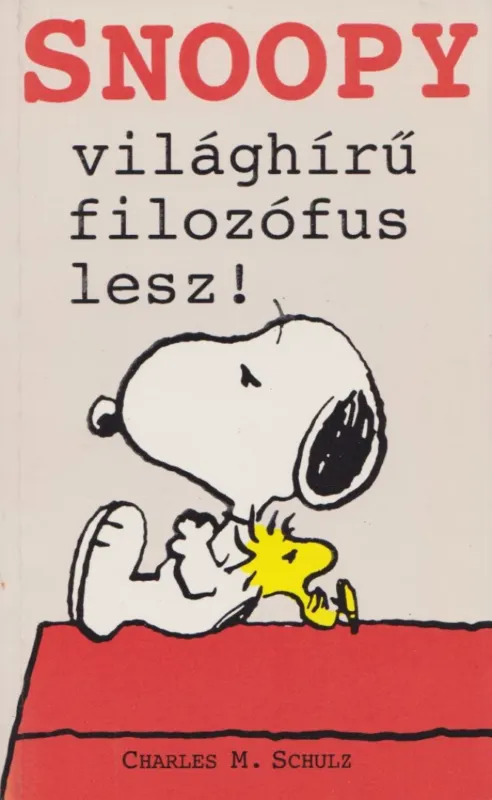 Különleges ajánlat Snoopy világhírű filozófus lesz!