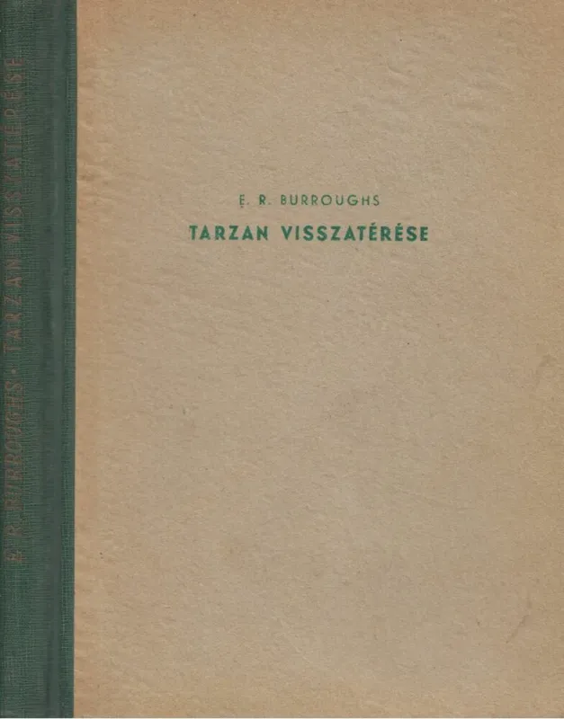 Tarzan visszatérése Azonnal elérhető
