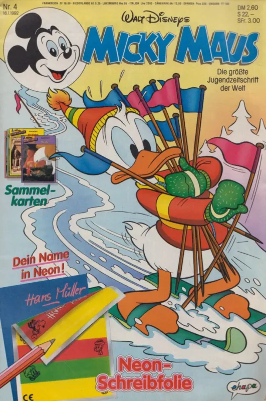 Micky Maus Nr. 4 1992 Outlet