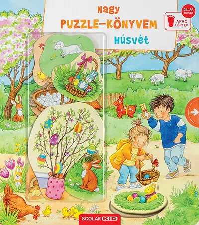 Nagy puzzle-könyvem - Húsvét - Apró léptek §H Outlet