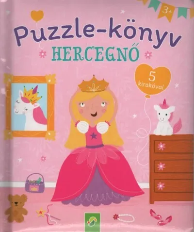 Puzzle-könyv: Hercegnő - 5 kirakóval Akciós ár