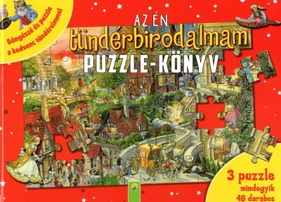 Különleges ajánlat Az én tündérbirodalmam puzzle-könyv - 3 puzzle